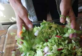 All our salads are made from scratch