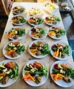 Mezze for wedding breakfast starters